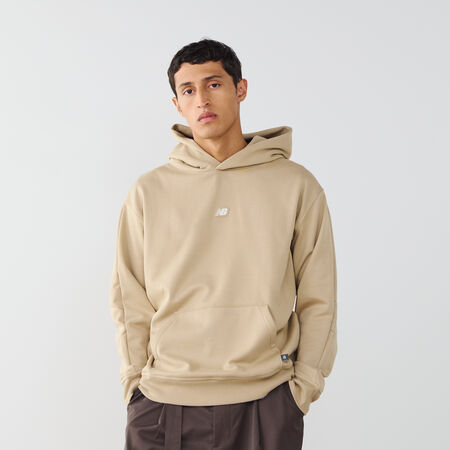 NEW BALANCE HOODIE FLEECE UNIFORM HOOPS CRUDO HOMBRE