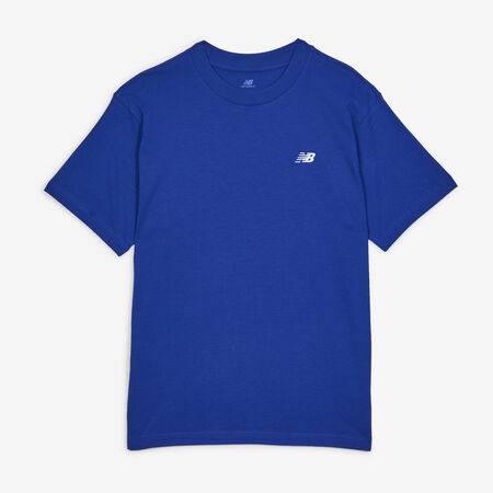 NEW BALANCE TEE SHIRT SMALL LOGO ESSENTIALS AZUL/BLANCO HOMBRE