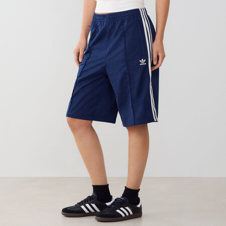 ADIDAS ORIGINALS SHORT 3 STRIPES LONG ADICOLOR AZUL MARINO/BLANCO MUJER
