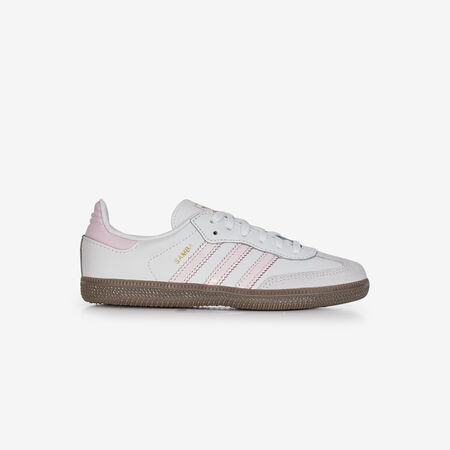 ADIDAS ORIGINALS SAMBA OG PATENT BLANCO/ROSA INFANTIL