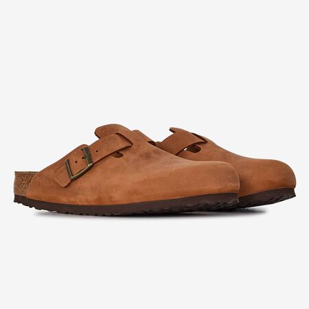 BIRKENSTOCK boston BOSTON LEATHER COGNAC MARRÓN HOMBRE