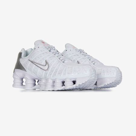 NIKE shox SHOX TL BLANCO/PLATEADO JUNIOR