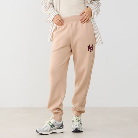 CHAMPION PANT JOGGER NY YANKEES MARRÓN MUJER