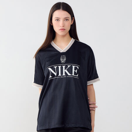 NIKE JERSEY VNECK NEGRO/GRIS MUJER