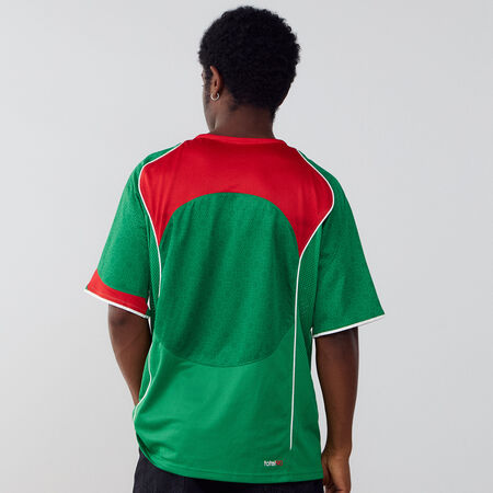 NIKE JERSEY T90 ENERGY VERDE/ROJO HOMBRE