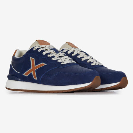 MUNICH DASH PREMIUM AZUL MARINO/MARRÓN HOMBRE