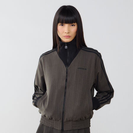 ADIDAS ORIGINALS JACKET FZ TAILORED GRIS/NEGRO MUJER