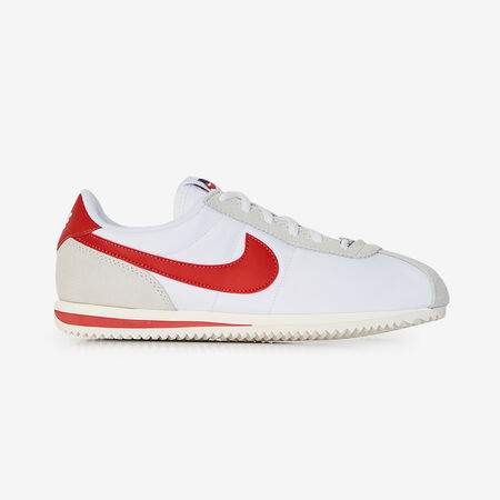 NIKE CORTEZ NYLON BLANCO/ROJO JUNIOR