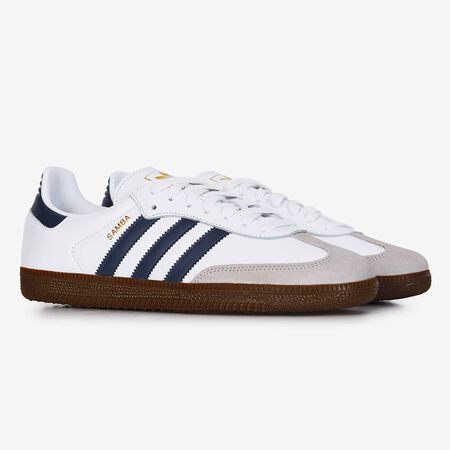 ADIDAS ORIGINALS samba SAMBA OG BLANCO/AZUL MARINO HOMBRE
