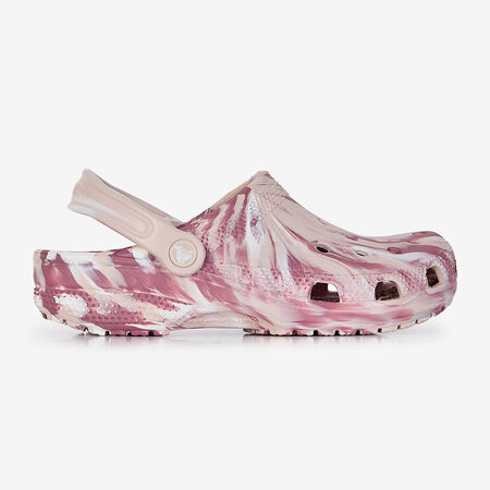 CROCS CLASSIC CLOG MARBLED BEIGE/ROSA MUJER