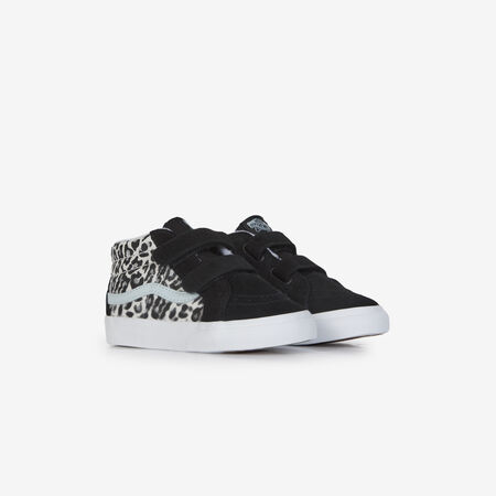 VANS SK8-MID V NEGRO/LEOPARDO BEBÉ