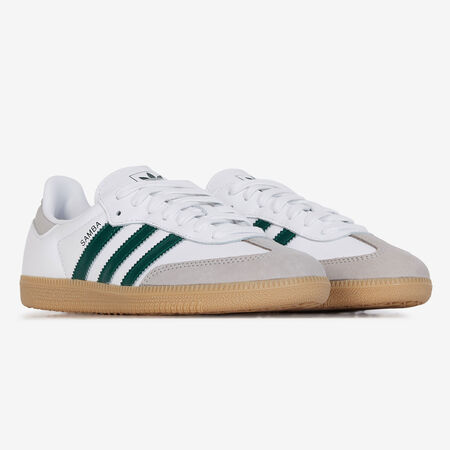 ADIDAS ORIGINALS samba SAMBA OG BLANCO/VERDE MUJER