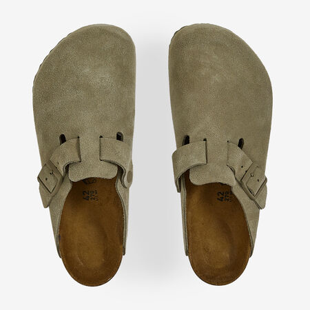BIRKENSTOCK boston BOSTON SUEDE FADED KHAKI CAQUI HOMBRE