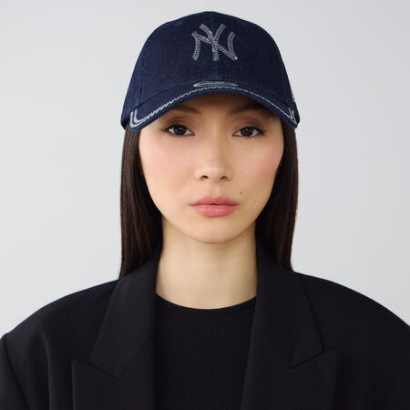 NEW ERA 9FORTY WOMEN NY DENIM SEQUIN AZUL MUJER