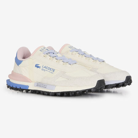 LACOSTE ELITE ACTIVE ECRU/BLEU/ROSE MUJER