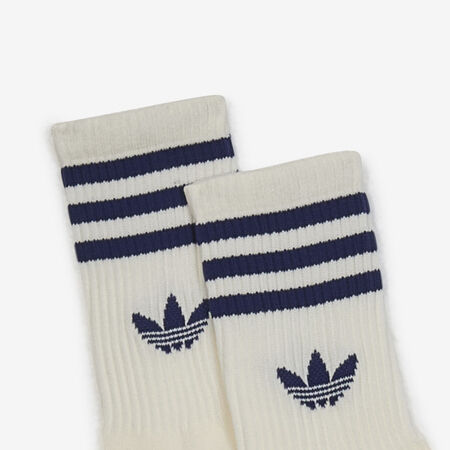 ADIDAS ORIGINALS CHAUSSETTES X3 CREW 3 STRIPES BLANCO/AZUL MIXTO