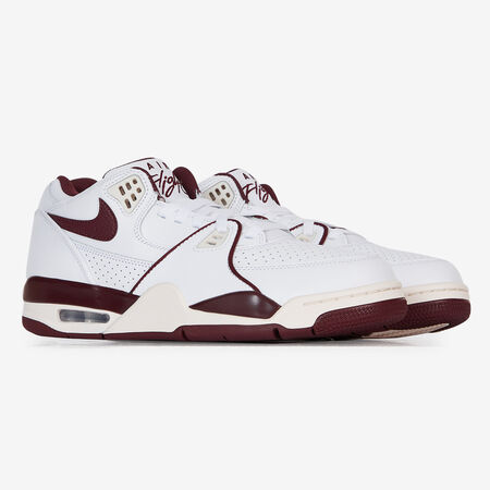 NIKE AIR FLIGHT 89 LOW BLANCO/BURDEOS HOMBRE