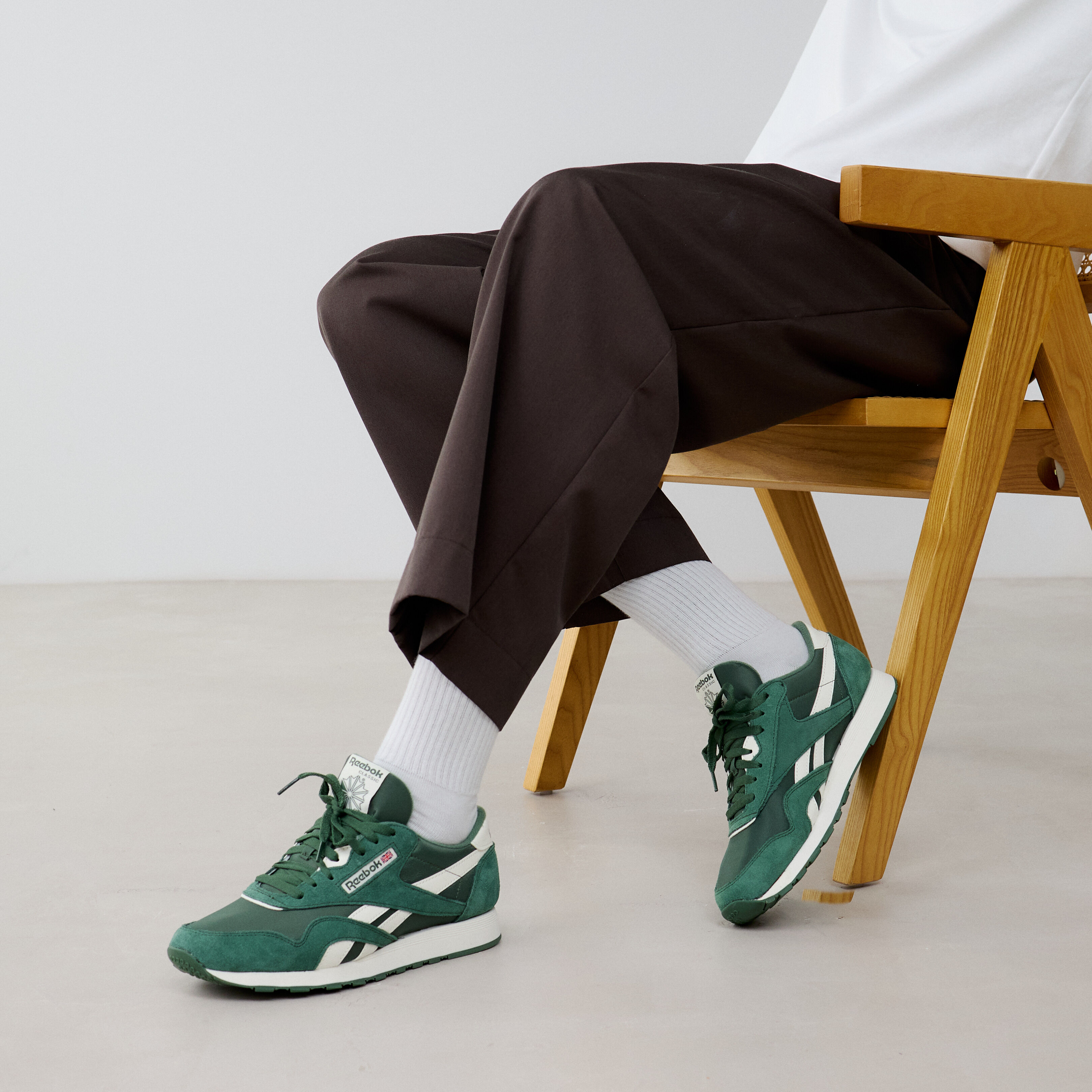 Reebok classic nylon verde 2025