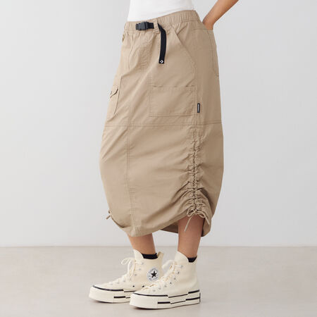 CONVERSE SKIRT PARACHUTE BEIGE/NEGRO MUJER