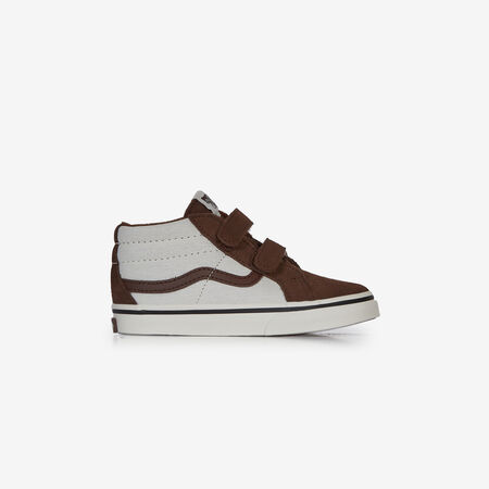 VANS SK8-MID V MARRÓN/BLANCO BEBÉ