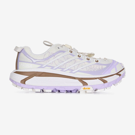 HOKA MAFATE THREE2 BEIGE/MORADO MUJER