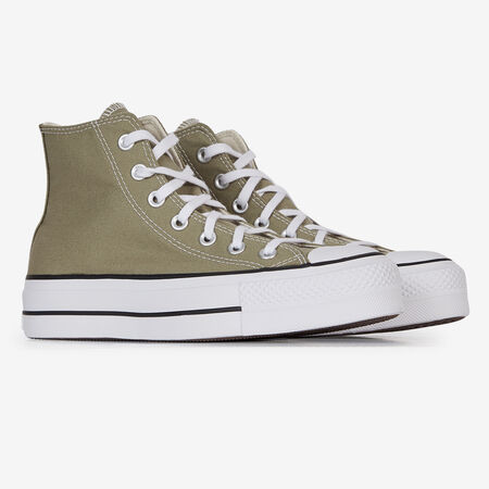 CONVERSE chuck taylor all star CHUCK TAYLOR ALL STAR LIFT CAQUI MUJER