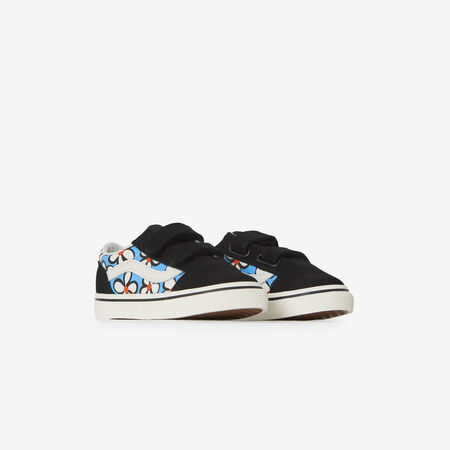 VANS old skool OLD SKOOL FLOWERS V NEGRO/AZUL BEB&Eacute;