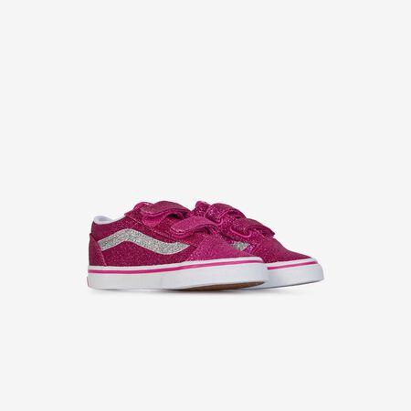 VANS old skool OLD SKOOL V GLITTER ROSA/BLANCO BEBÉ