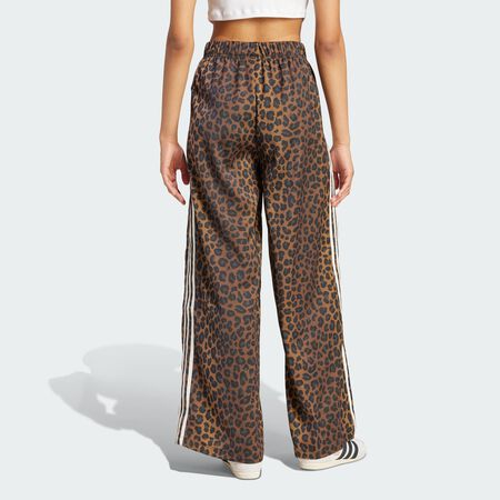 ADIDAS ORIGINALS PANT WIDE LEG LEO SATIN MARR&Oacute;N/BLANCO MUJER