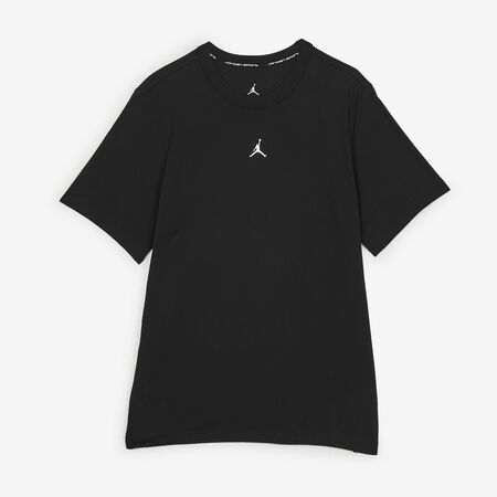TEE SHIRT CENTERED LOGO : NEGRO/BLANCO
