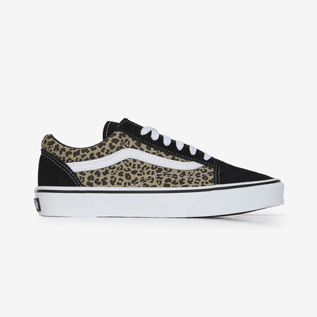 OLD SKOOL : NEGRO/LEOPARDO