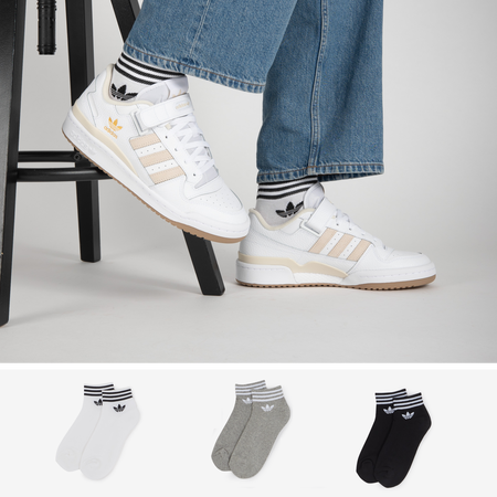 ADIDAS ORIGINALS CHAUSSETTES X3 ANKLE TREFOIL NEGRO/MULTICOLOR MIXTO