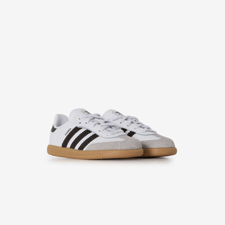 ADIDAS ORIGINALS samba SAMBA OG EL BLANCO/MARR&Oacute;N BEB&Eacute;
