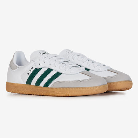ADIDAS ORIGINALS samba SAMBA OG BLANCO/VERDE HOMBRE