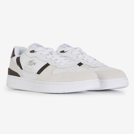 LACOSTE t-clip T-CLIP BLANCO/MARR&Oacute;N MUJER