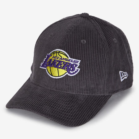 NEW ERA 9FORTY MC LAKERS CORD GRIS HOMBRE