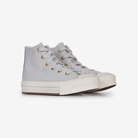 CONVERSE chuck taylor all star CHUCK TAYLOR ALL STAR EVA LIFT HI GRIS/DORADO INFANTIL