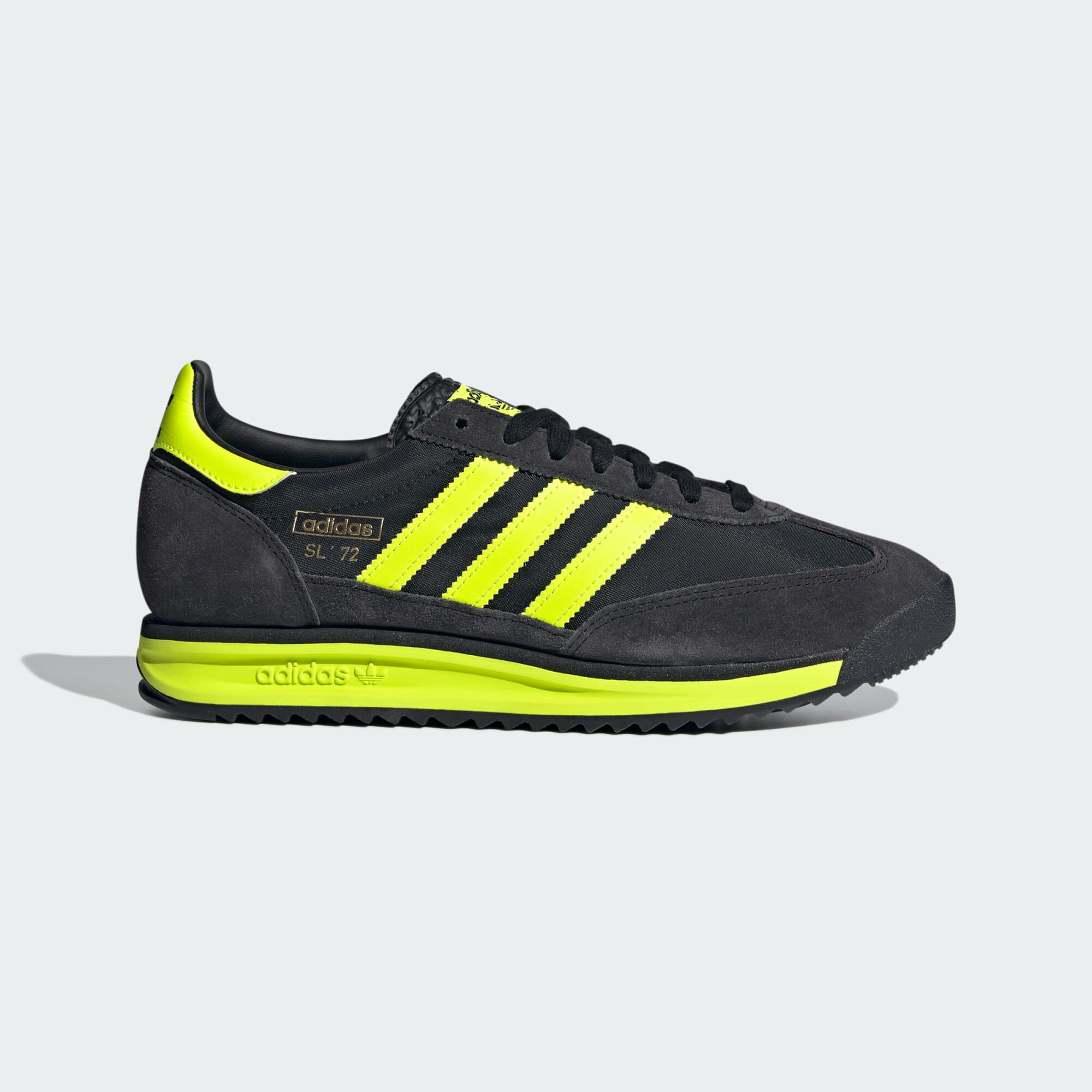 ADIDAS ORIGINALS SL 72 RS NEGRO AMARILLO CORDONES HOMBRE Courir.es