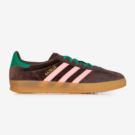 ADIDAS ORIGINALS gazelle GAZELLE INDOOR VELVET MARRÓN/ROSA MUJER