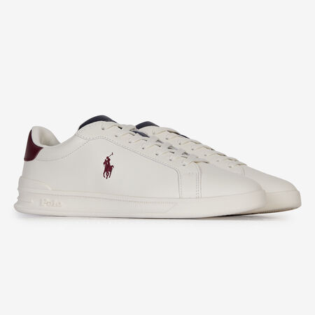 POLO RALPH LAUREN HERITAGE COURT BLANCO/BURDEOS HOMBRE