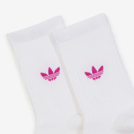 ADIDAS ORIGINALS CHAUSSETTES X3 CREW OMBRE BLANCO/ROSA MIXTO
