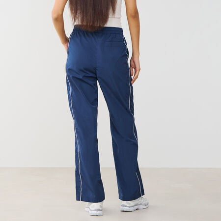NIKE PANT JOGGER WIDE LEG WVN AZUL MARINO/BLANCO MUJER