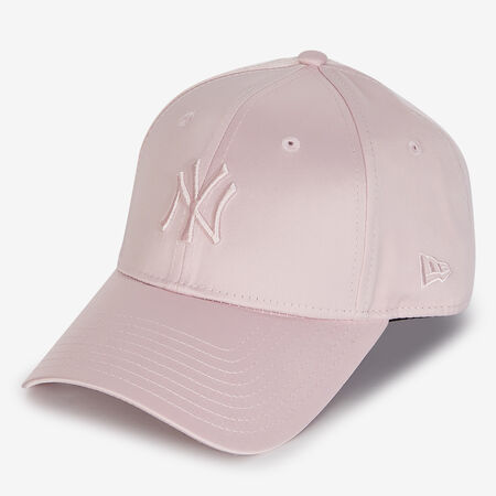 NEW ERA 9FORTY WOMEN NY SATIN LOGO ROSA MUJER