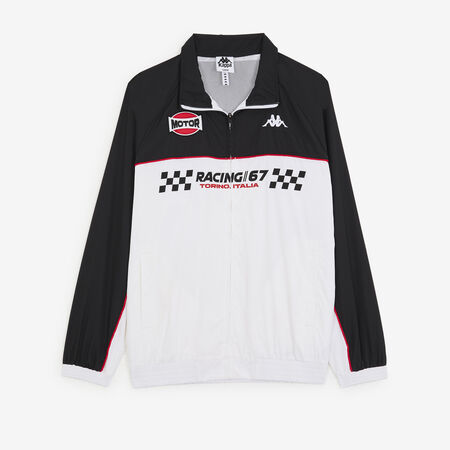KAPPA JACKET FZ RACING 67 BLANCO/NEGRO HOMBRE