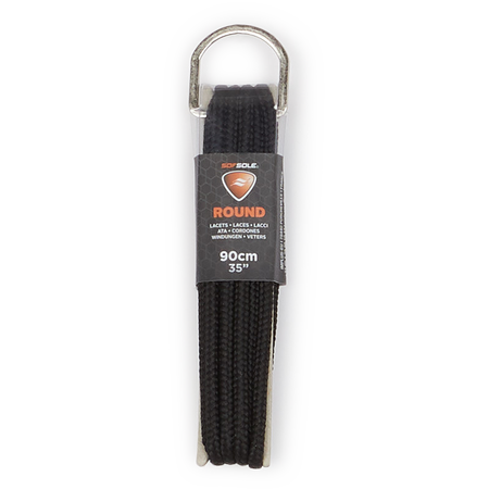 SOFSOLE LACET ROND 90 CM NOIR MIXTO