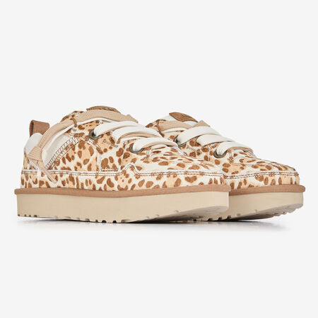 UGG Lowmel LO LOWMEL CHEETAH BEIGE/MARR&Oacute;N MUJER