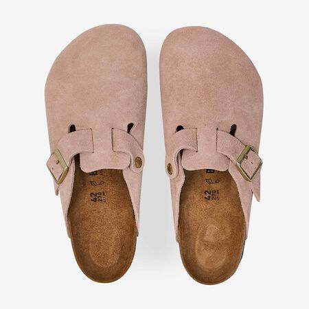 BIRKENSTOCK boston BOSTON SUEDE PURE SAGE ROSA HOMBRE