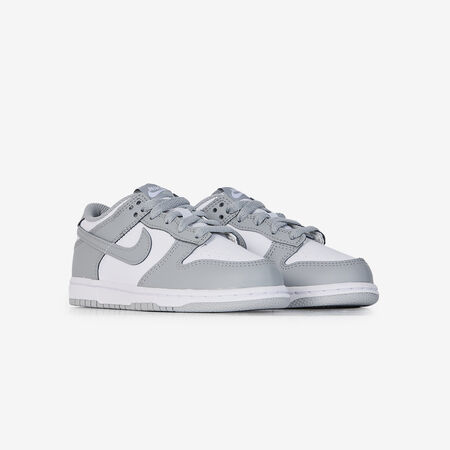NIKE dunk DUNK LOW GRIS/BLANCO INFANTIL