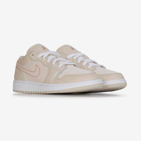 JORDAN AIR JORDAN 1 LOW BEIGE/ROJO JUNIOR