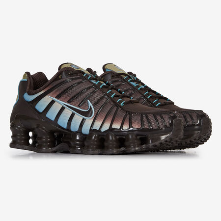 NIKE shox SHOX TL NEGRO/AZUL MUJER